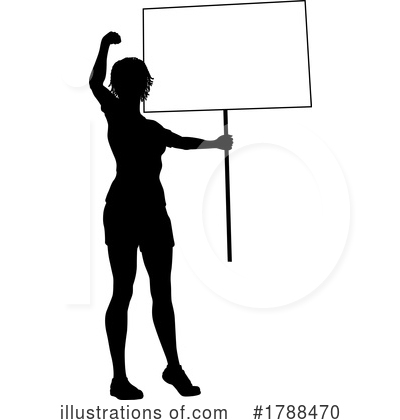 Royalty-Free (RF) Silhouette Clipart Illustration by AtStockIllustration - Stock Sample #1788470