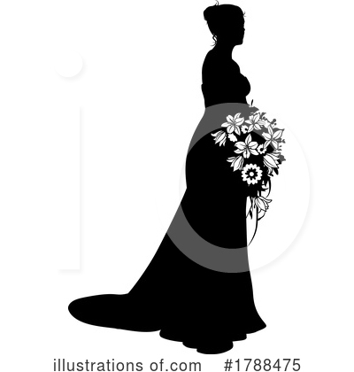 Royalty-Free (RF) Silhouette Clipart Illustration by AtStockIllustration - Stock Sample #1788475