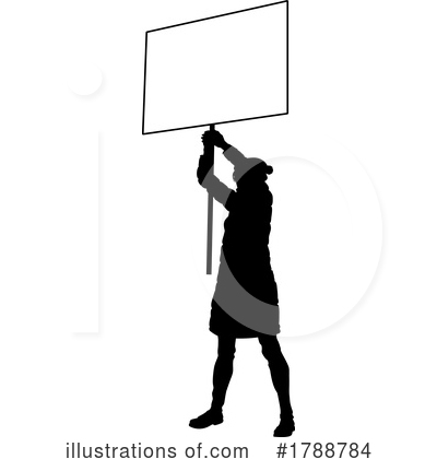 Royalty-Free (RF) Silhouette Clipart Illustration by AtStockIllustration - Stock Sample #1788784