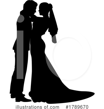 Royalty-Free (RF) Silhouette Clipart Illustration by AtStockIllustration - Stock Sample #1789670