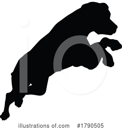 Royalty-Free (RF) Silhouette Clipart Illustration by AtStockIllustration - Stock Sample #1790505