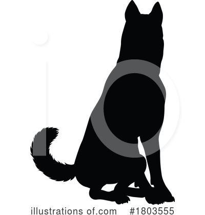 Royalty-Free (RF) Silhouette Clipart Illustration by AtStockIllustration - Stock Sample #1803555