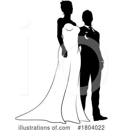 Royalty-Free (RF) Silhouette Clipart Illustration by AtStockIllustration - Stock Sample #1804022