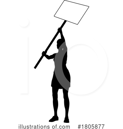 Royalty-Free (RF) Silhouette Clipart Illustration by AtStockIllustration - Stock Sample #1805877