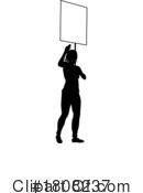 Silhouette Clipart #1808237 by AtStockIllustration