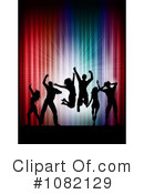Silhouetted Dancers Clipart #1082129 by KJ Pargeter