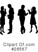 Silhouetted People Clipart #28567 by KJ Pargeter
