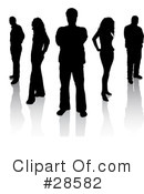 Silhouetted People Clipart #28582 by KJ Pargeter