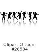 Silhouetted People Clipart #28584 by KJ Pargeter