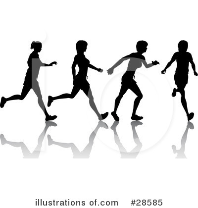 Jogging Clipart #28585 by KJ Pargeter