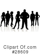 Silhouetted People Clipart #28609 by KJ Pargeter