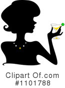 Silhouetted Woman Clipart #1101788 by BNP Design Studio