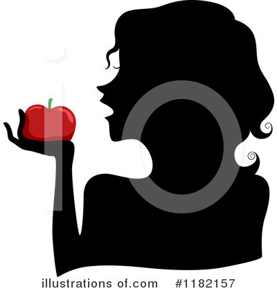 Royalty-Free (RF) Silhouetted Woman Clipart Illustration by BNP Design Studio - Stock Sample #1182157