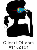 Silhouetted Woman Clipart #1182161 by BNP Design Studio