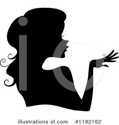 Royalty-Free (RF) Silhouetted Woman Clipart Illustration by BNP Design Studio - Stock Sample #1182162