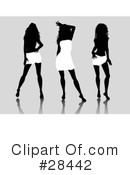 Silhouetted Woman Clipart #28442 by KJ Pargeter