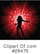 Silhouetted Woman Clipart #28475 by KJ Pargeter
