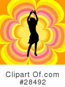 Silhouetted Woman Clipart #28492 by KJ Pargeter