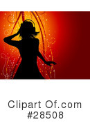 Silhouetted Woman Clipart #28508 by KJ Pargeter