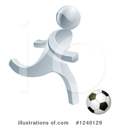 Soccer Player Clipart #1240129 by AtStockIllustration