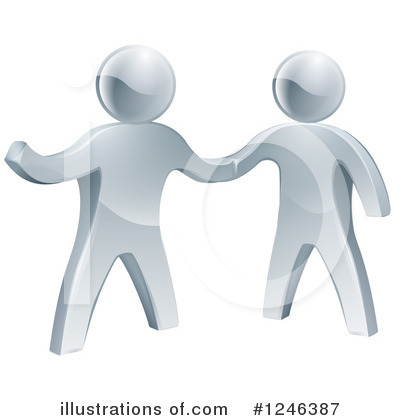 Handshake Clipart #1246387 by AtStockIllustration