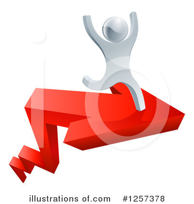 Royalty-Free (RF) Silver Man Clipart Illustration by AtStockIllustration - Stock Sample #1257378