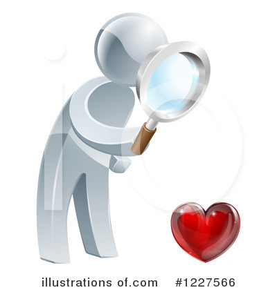 Searching Clipart #1227566 by AtStockIllustration