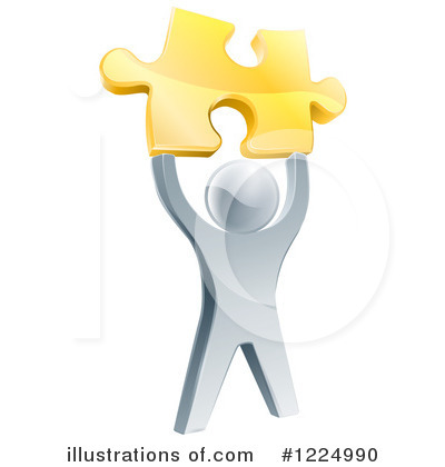 Puzzle Clipart #1224990 by AtStockIllustration