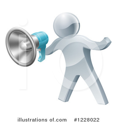 Royalty-Free (RF) Silver Person Clipart Illustration by AtStockIllustration - Stock Sample #1228022