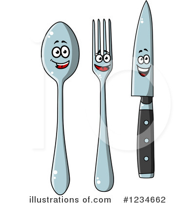 Cutlery Clipart #1234662 by Vector Tradition SM