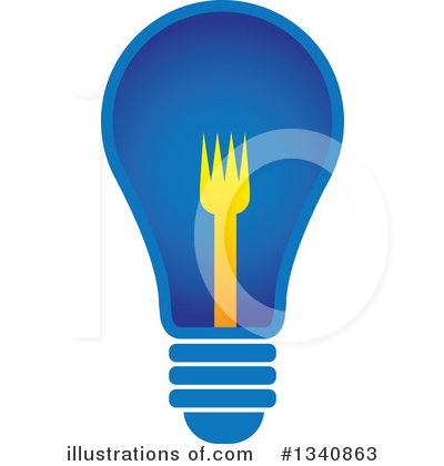 Light Bulb Clipart #1340863 by ColorMagic