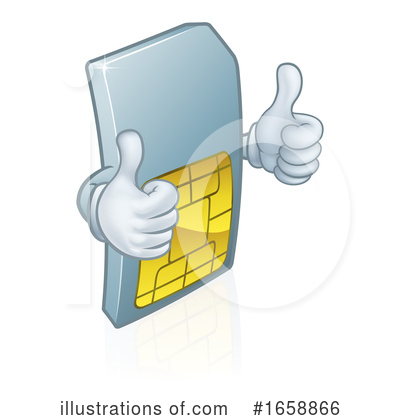 Sim Card Clipart #1658866 by AtStockIllustration