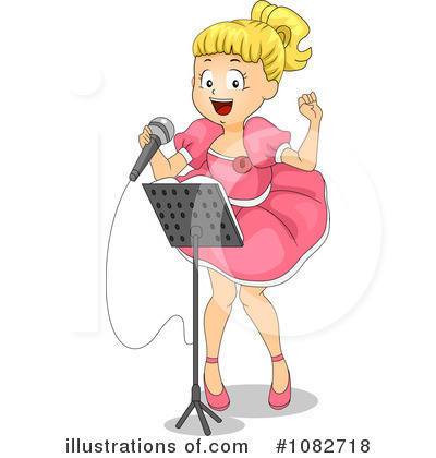 Singer Clipart #1082718 by BNP Design Studio