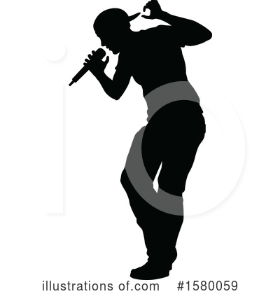 Royalty-Free (RF) Singer Clipart Illustration by AtStockIllustration - Stock Sample #1580059