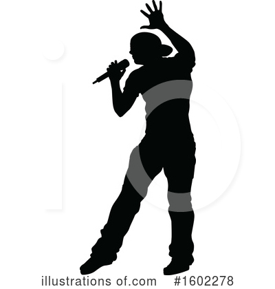 Royalty-Free (RF) Singer Clipart Illustration by AtStockIllustration - Stock Sample #1602278