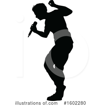 Royalty-Free (RF) Singer Clipart Illustration by AtStockIllustration - Stock Sample #1602280