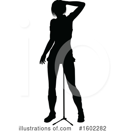 Royalty-Free (RF) Singer Clipart Illustration by AtStockIllustration - Stock Sample #1602282