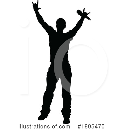 Royalty-Free (RF) Singer Clipart Illustration by AtStockIllustration - Stock Sample #1605470