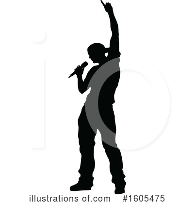 Royalty-Free (RF) Singer Clipart Illustration by AtStockIllustration - Stock Sample #1605475