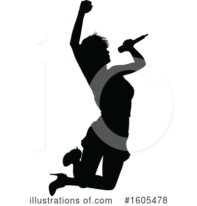 Royalty-Free (RF) Singer Clipart Illustration by AtStockIllustration - Stock Sample #1605478