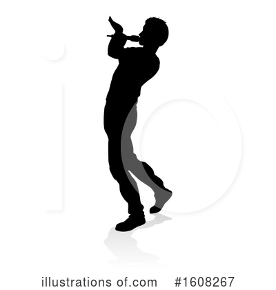 Royalty-Free (RF) Singer Clipart Illustration by AtStockIllustration - Stock Sample #1608267