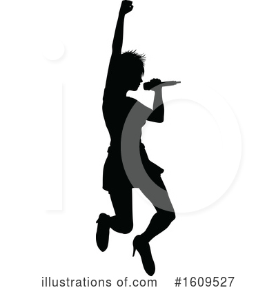 Royalty-Free (RF) Singer Clipart Illustration by AtStockIllustration - Stock Sample #1609527