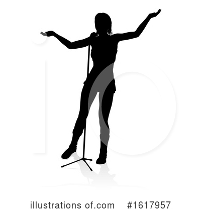 Royalty-Free (RF) Singer Clipart Illustration by AtStockIllustration - Stock Sample #1617957
