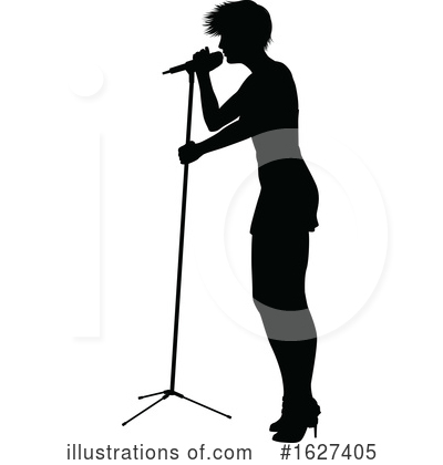 Royalty-Free (RF) Singer Clipart Illustration by AtStockIllustration - Stock Sample #1627405