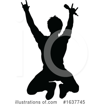 Royalty-Free (RF) Singer Clipart Illustration by AtStockIllustration - Stock Sample #1637745