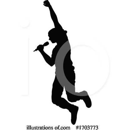 Royalty-Free (RF) Singer Clipart Illustration by AtStockIllustration - Stock Sample #1703773