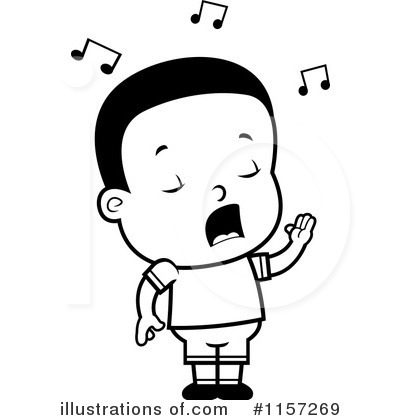 Royalty-Free (RF) Singing Clipart Illustration by Cory Thoman - Stock Sample #1157269