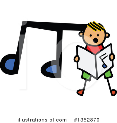 Royalty-Free (RF) Singing Clipart Illustration by Prawny - Stock Sample #1352870
