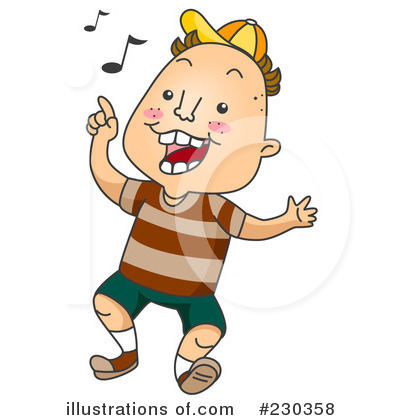Royalty-Free (RF) Singing Clipart Illustration by BNP Design Studio - Stock Sample #230358