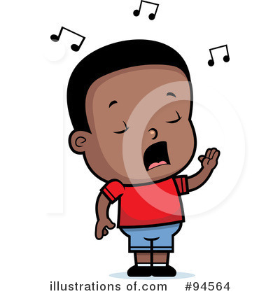 Royalty-Free (RF) Singing Clipart Illustration by Cory Thoman - Stock Sample #94564